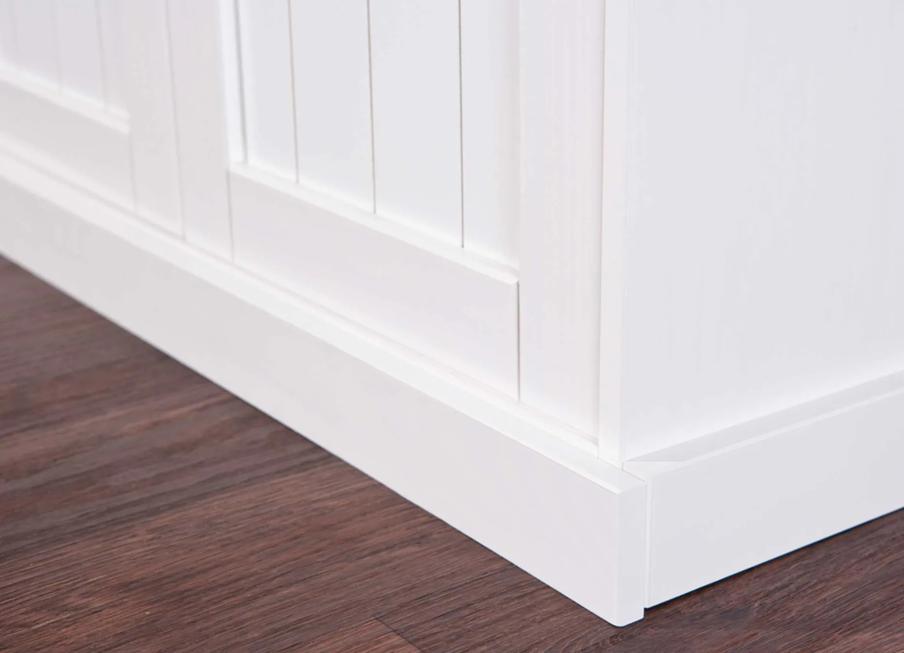 Buffetschrank Westerland breit - weiß/braun