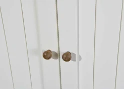 Buffetschrank Westerland schmal - weiß/braun