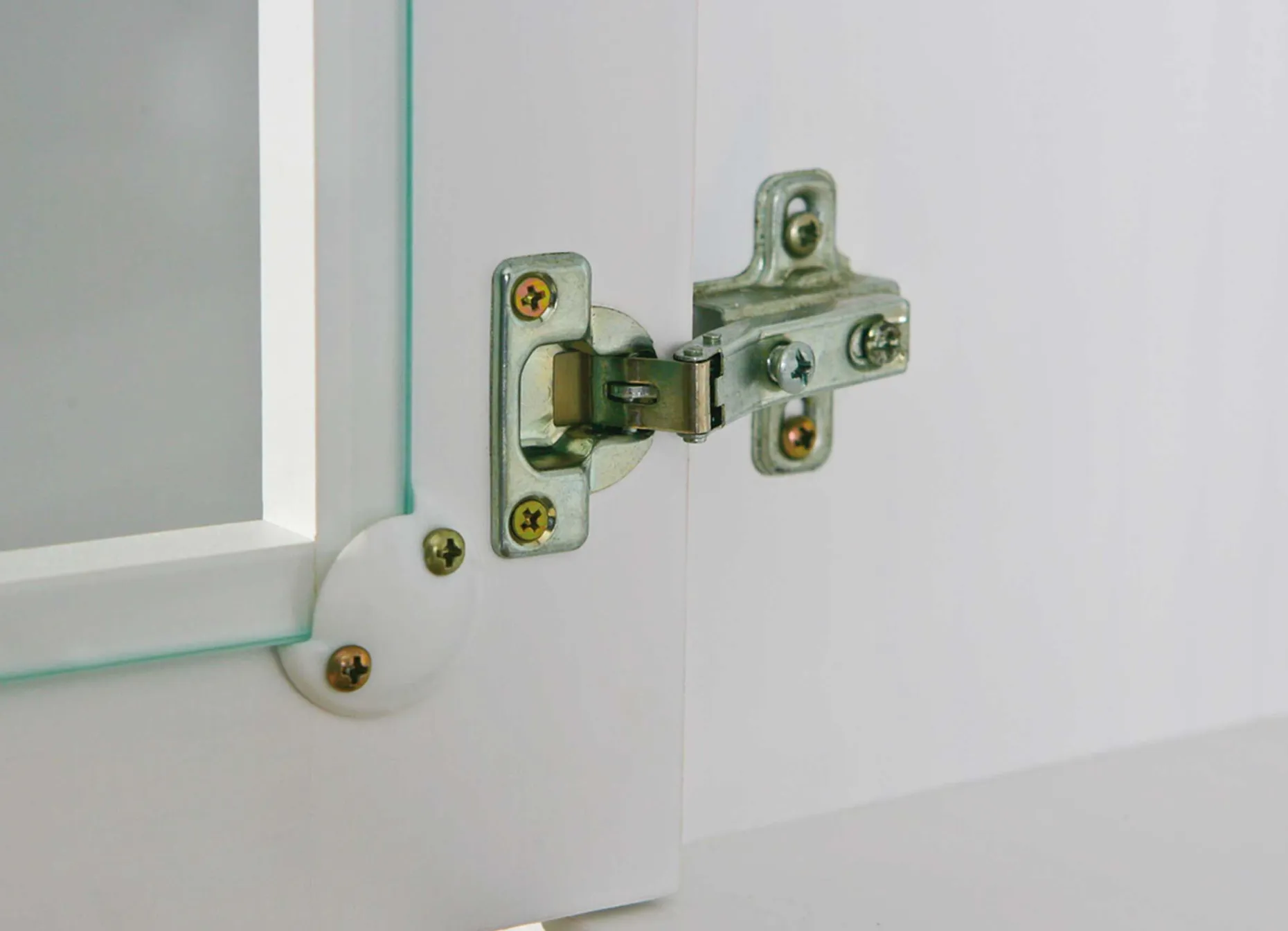 Buffetschrank Westerland schmal - weiß/braun