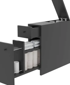 Calencia Badezimmerschrank | 100 % MELAMIN | Anthrazit