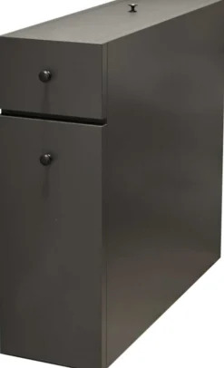 Calencia Badezimmerschrank | 100 % MELAMIN | Anthrazit