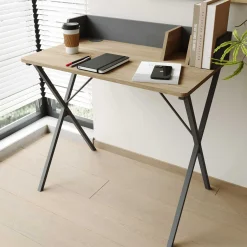 Kinder Emob Exclusive Carl Schreibtisch 120x48x78,5cm - Eiche Dekor/dunkelgrau