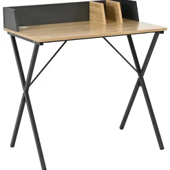 Kinder Emob Exclusive Carl Schreibtisch 120x48x78,5cm - Eiche Dekor/dunkelgrau