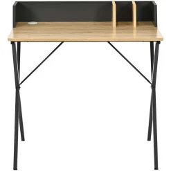 Kinder Emob Exclusive Carl Schreibtisch 120x48x78,5cm - Eiche Dekor/dunkelgrau