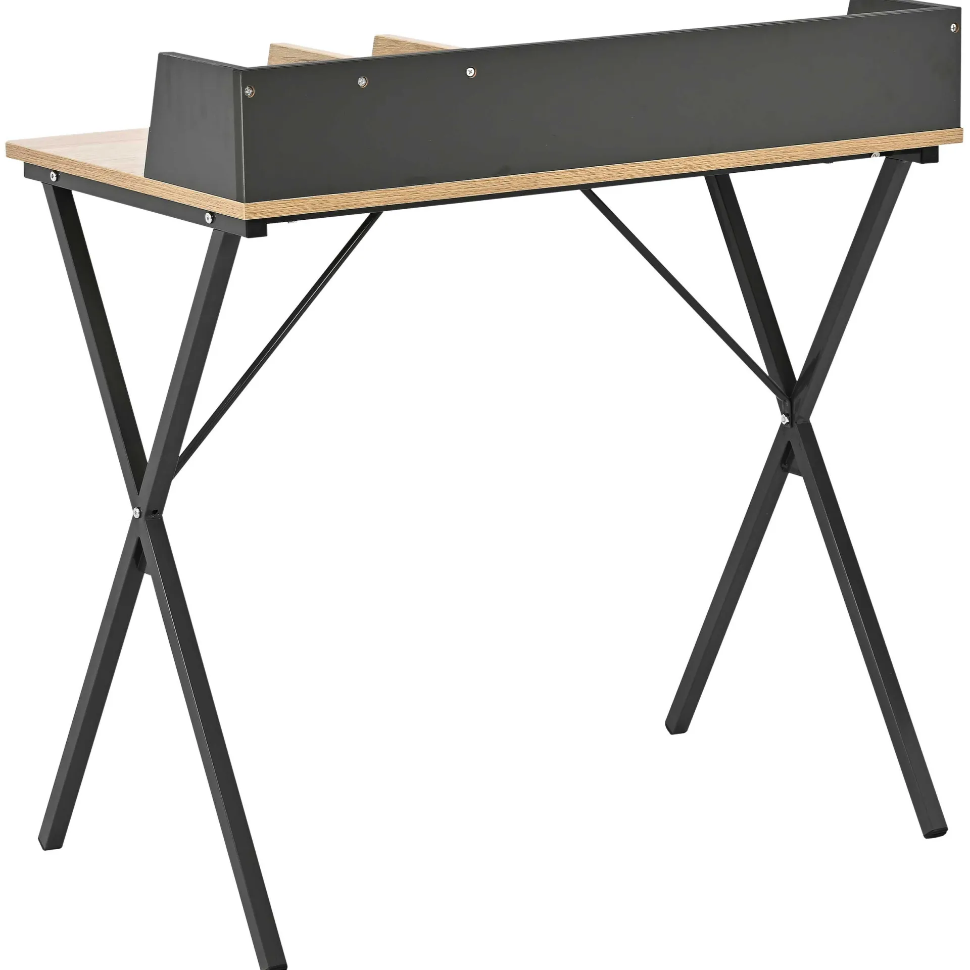 Kinder Emob Exclusive Carl Schreibtisch 120x48x78,5cm - Eiche Dekor/dunkelgrau