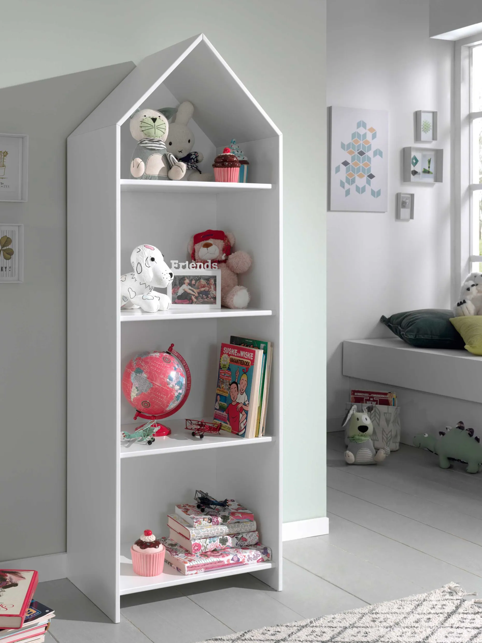 Casami Brügge 3-teiliger Kleiderschrank - 173x37x172 cm - Blau/Grün
