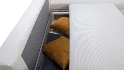 PGS Castel Ecksofa rechts - mit Stauraum - er Rippensamt