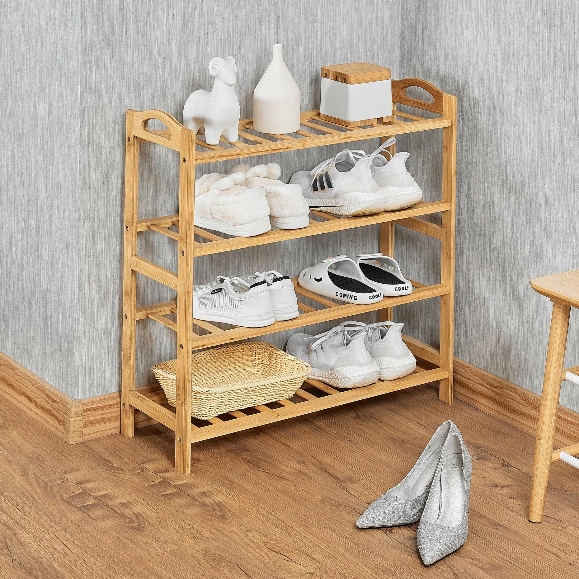 Celie Gestell - 68x25x68cm - Bambusholz