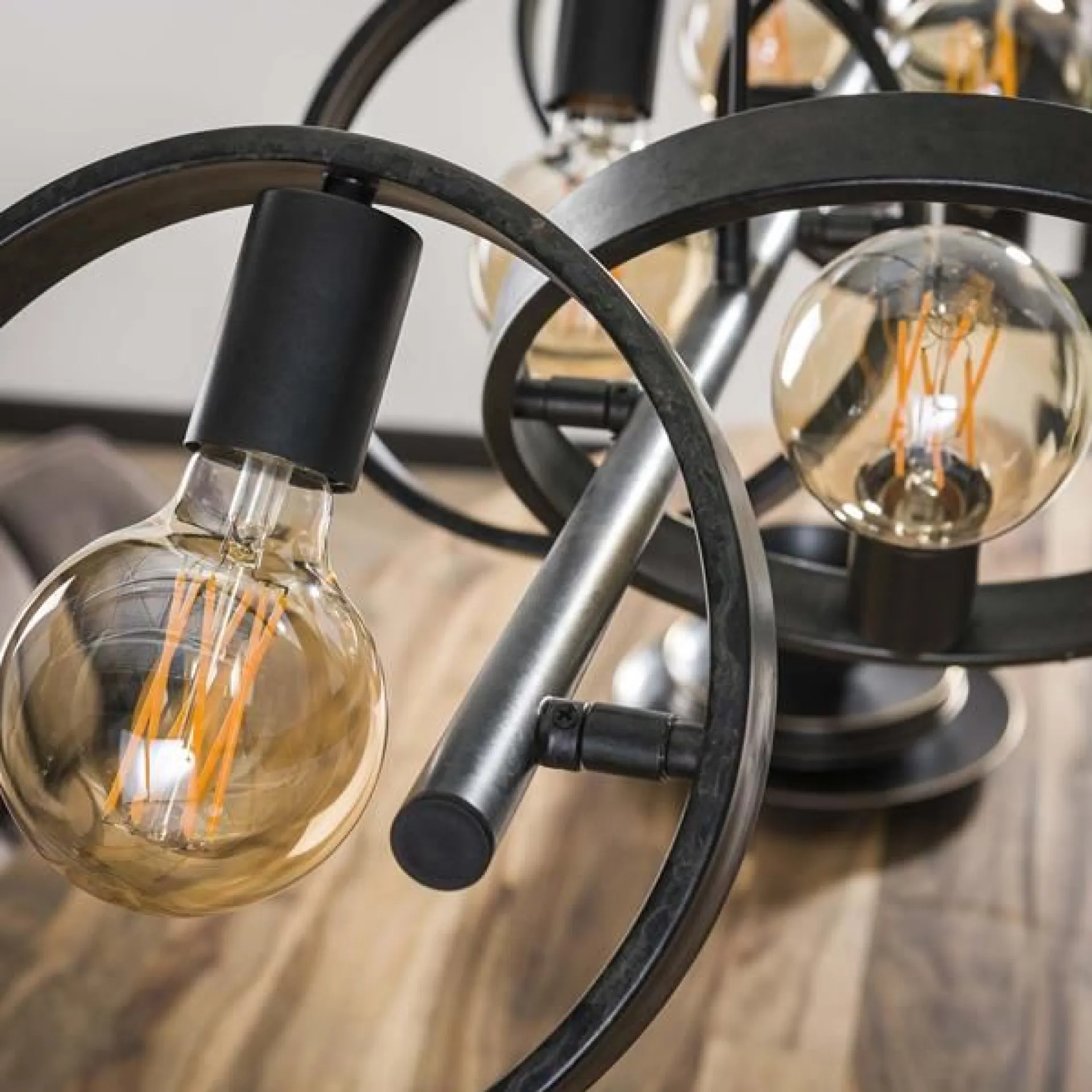 Emob CharlesHängeleuchte für 3 Lichtquellen -Charcoal
