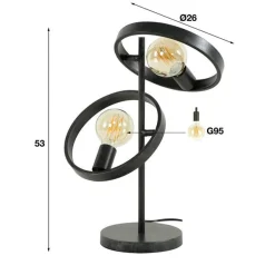 Emob CharlesTischlampe -Charcoal