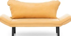 Emob Chatto 2-Sitzer-Schlafsofa | Metallrahmen | Senf