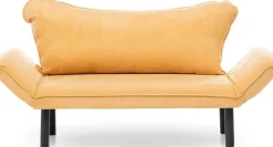 Emob Chatto 2-Sitzer-Schlafsofa | Metallrahmen | Senf
