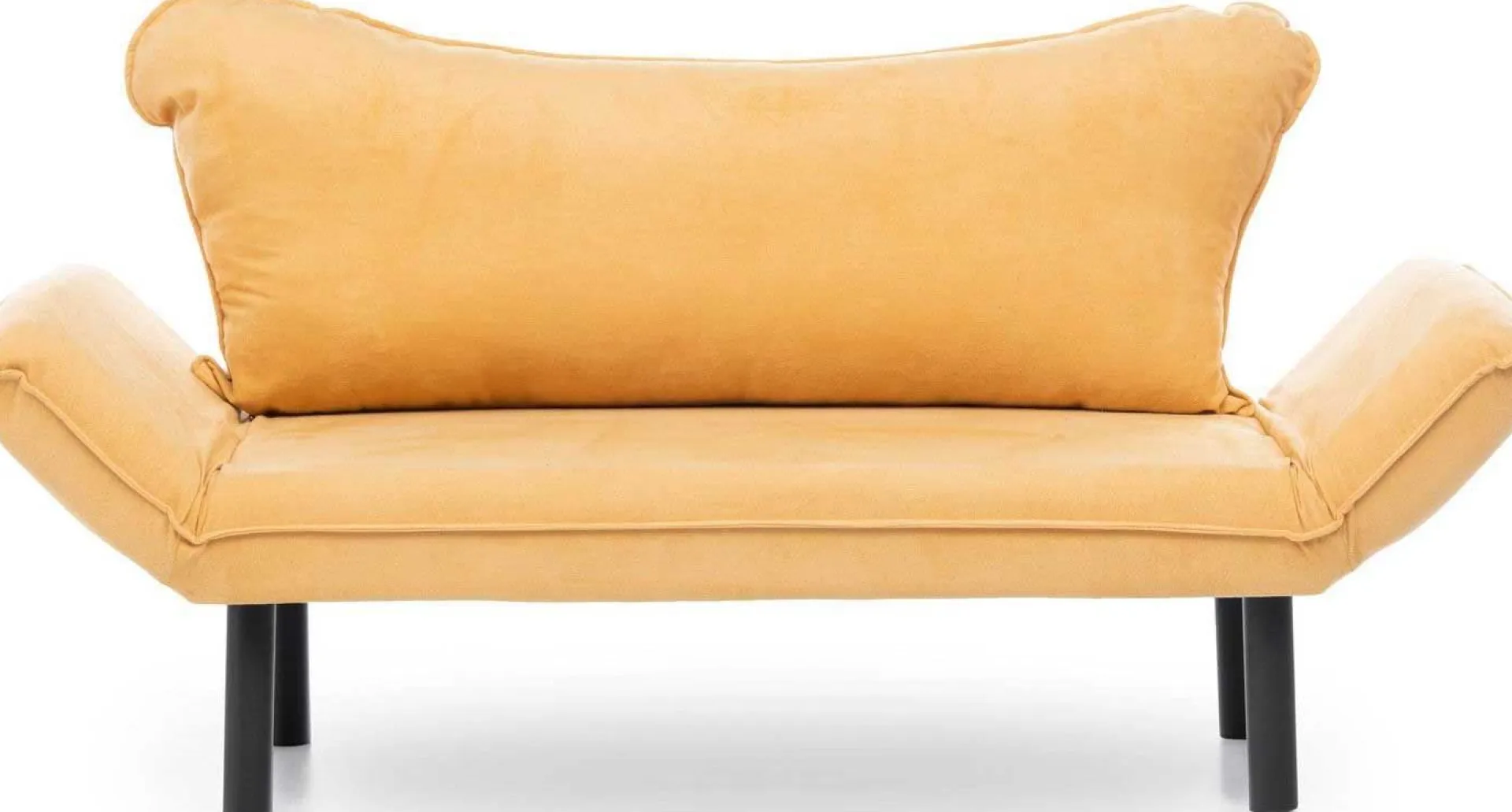 Emob Chatto 2-Sitzer-Schlafsofa | Metallrahmen | Senf