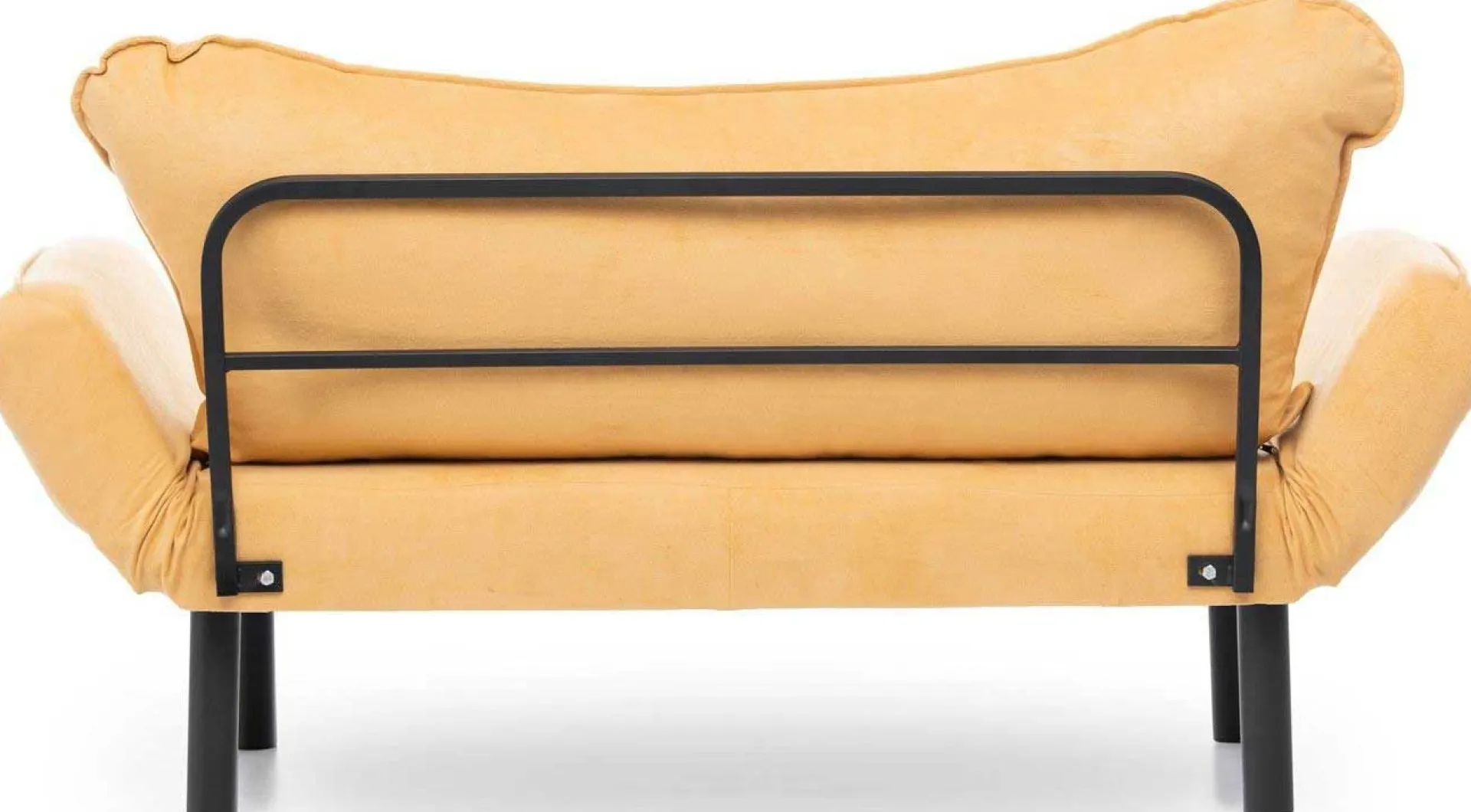 Emob Chatto 2-Sitzer-Schlafsofa | Metallrahmen | Senf
