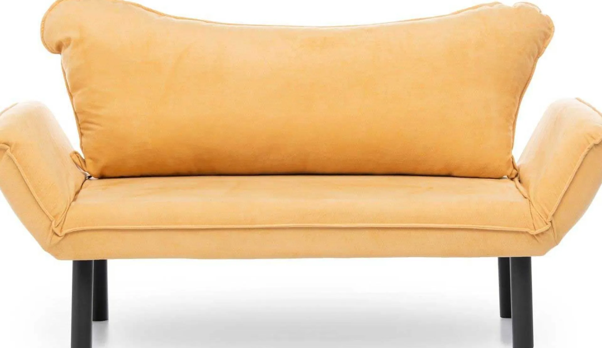 Emob Chatto 2-Sitzer-Schlafsofa | Metallrahmen | Senf
