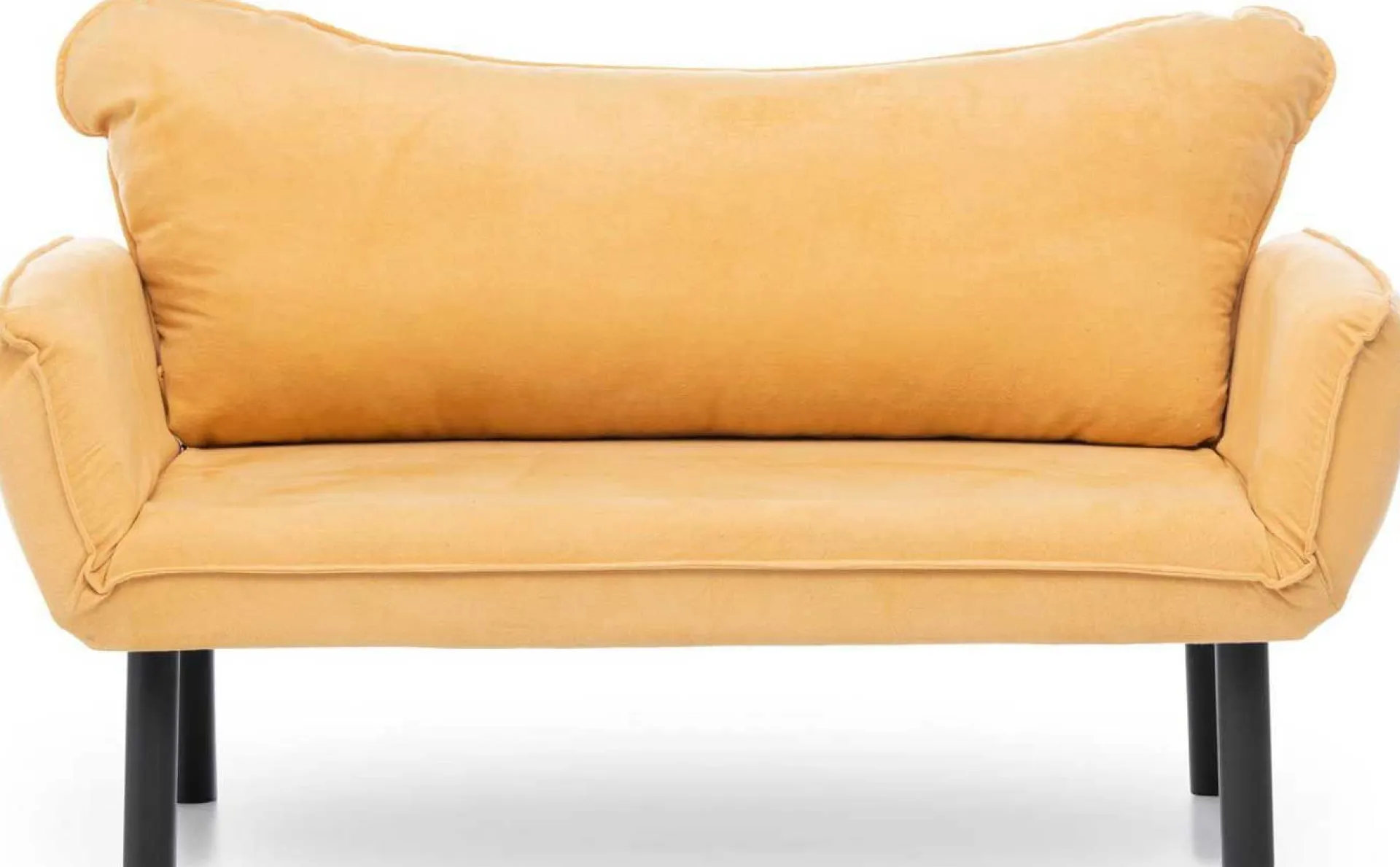 Emob Chatto 2-Sitzer-Schlafsofa | Metallrahmen | Senf