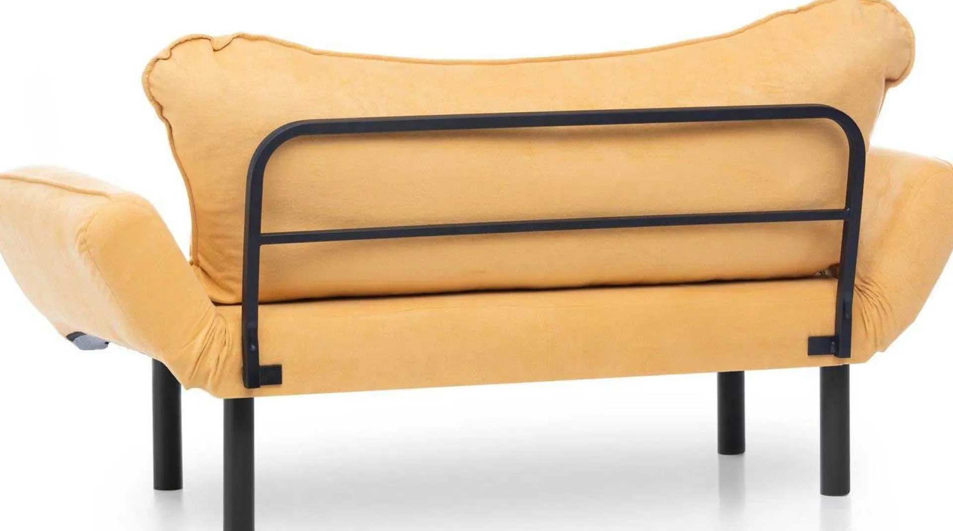 Emob Chatto 2-Sitzer-Schlafsofa | Metallrahmen | Senf
