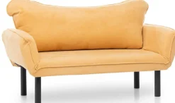 Emob Chatto 2-Sitzer-Schlafsofa | Metallrahmen | Senf