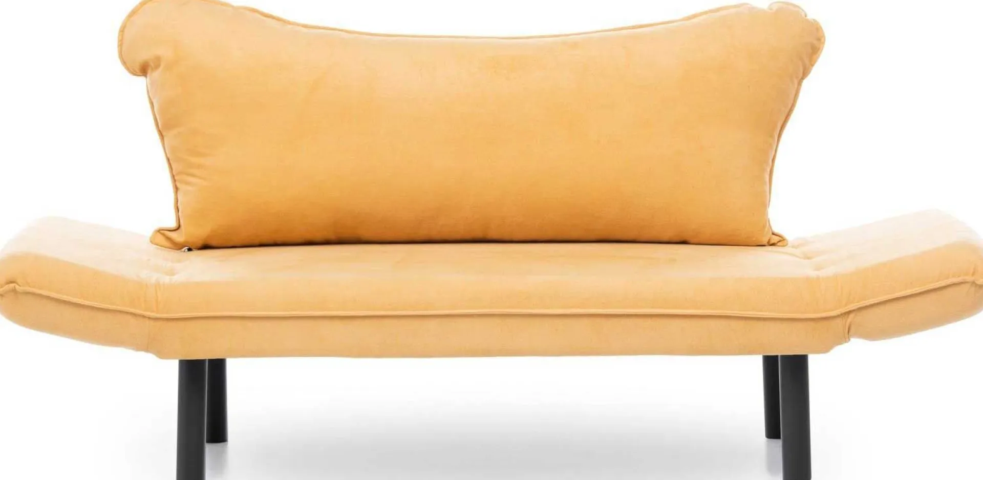 Emob Chatto 2-Sitzer-Schlafsofa | Metallrahmen | Senf