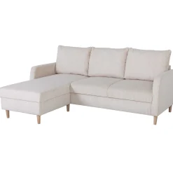 PGS Chip Ecksofa links - 192x137x82cm - gerippter Samt