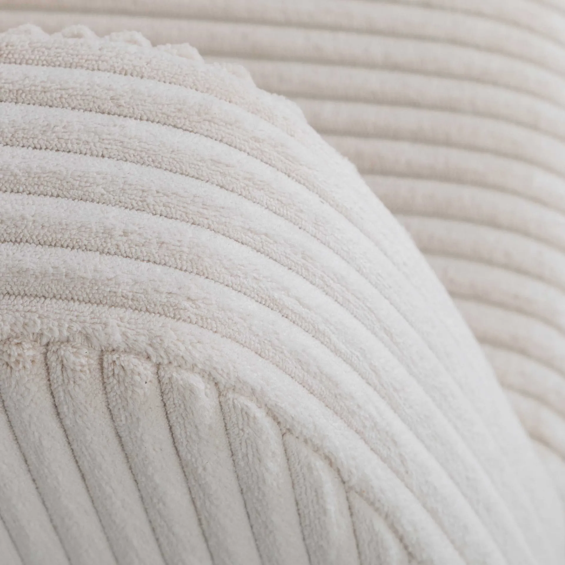PGS Chip Ecksofa rechts - 192x137x82cm - gerippter Samt
