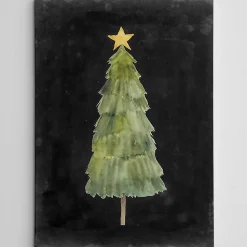 Emob Christmas Bouquet Dekoratives Leinwandbild | Holzrahmen | 70 x 100 cm