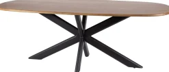 Emob Cliff Oval Tube Esstisch 215cm - Mango Sand