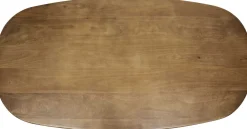 Emob Cliff Oval Tube Esstisch 215cm - Mango Sand