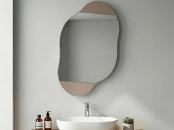 Cloud Badezimmerschrank | 100 % MELAMIN | Helles Mokka