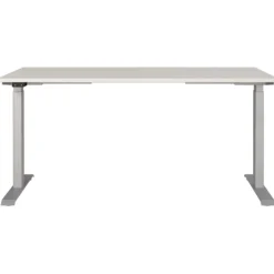 Germania Cornel Elektrisch verstellbarer Schreibtisch - 160x80x72cm - hellgrau