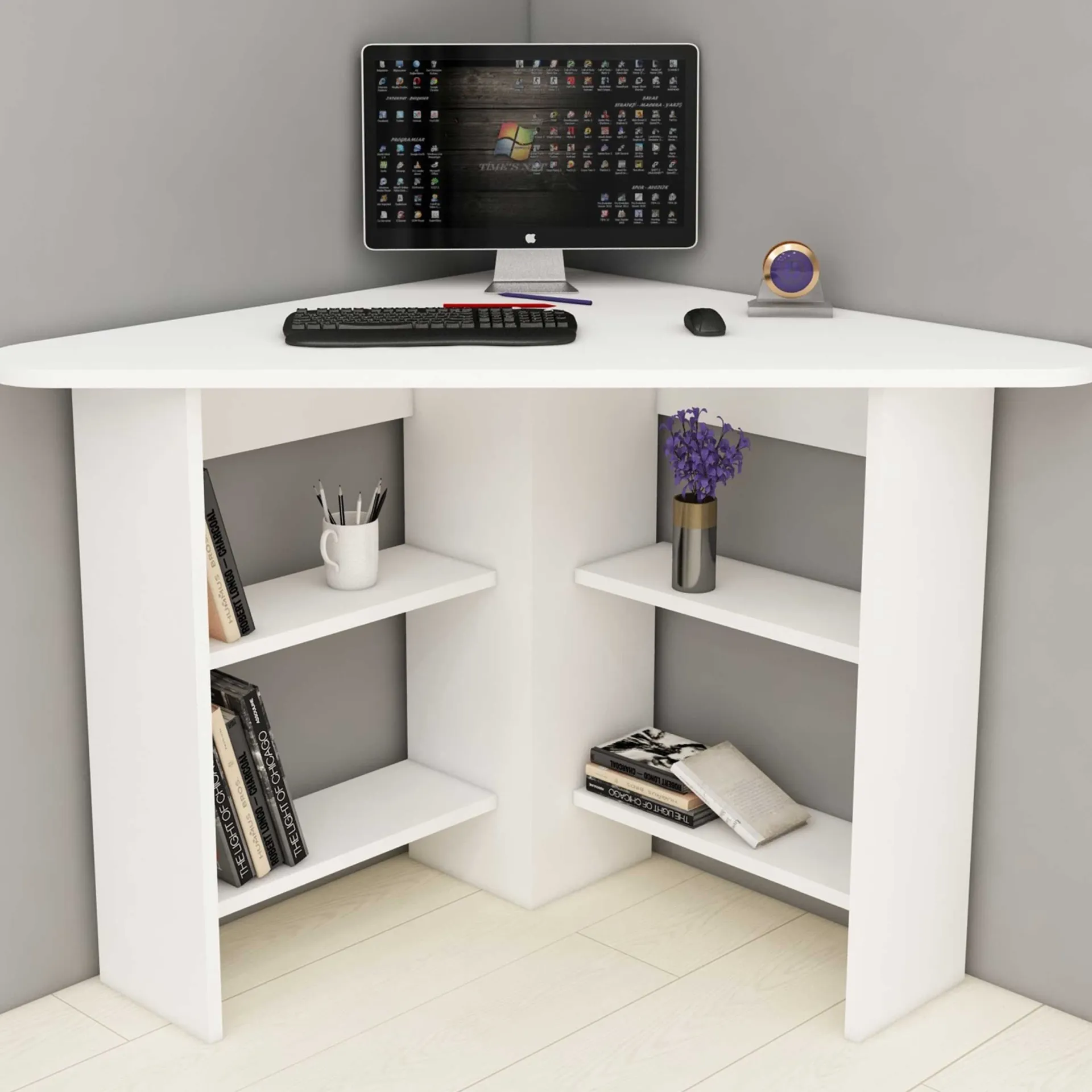 Kinder Emob Corner Schreibtisch | 100 % MELAMIN |