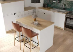 Cottage Buffetschrank - 4 Türen und 1 Schublade - weiß