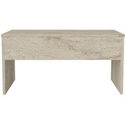 Emob Couchtisch Akilli - 90x52x45cm - mit Ablage - Travertin