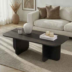 Emob Couchtisch Akira - 100% MELAMINE - Holz - 41 x 60 x 120 cm