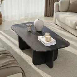 Emob Couchtisch Akira - 100% MELAMINE - Holz - 41 x 60 x 120 cm
