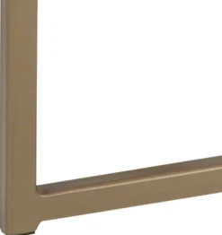 Emob Couchtisch Alisma 120x60cm - weißer Marmor/Gold