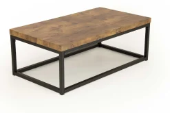 Poldimar Couchtisch Arras 100cm - Sonoma Eiche/Dunkelholz