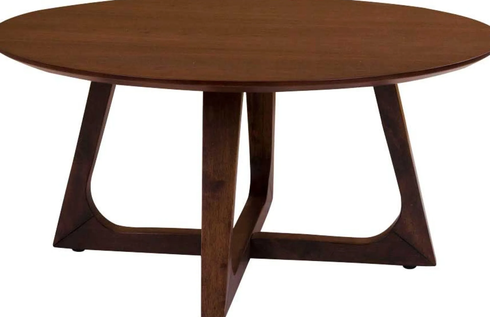 House Nordic Couchtisch aus em Nussbaumfurnier Ø75x36 cm