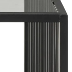 Emob Couchtisch aus Marmor und Glas, Drahtgestell, 120x60cm