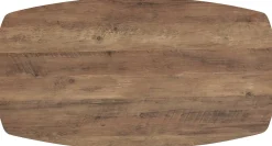 Rousseau Couchtisch Aziz - 130x70x42,5cm - Dänisches Oval - Mangoholz/Schwarz