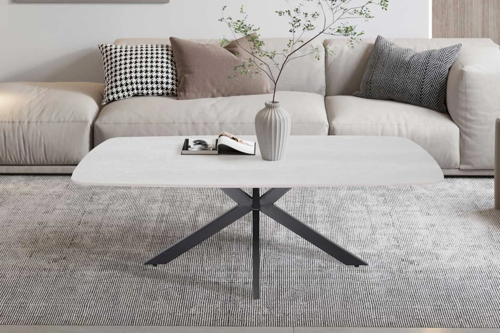 Rousseau Couchtisch Barock | 130 x 70 x 45 cm |