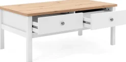 Finori Couchtisch Berge 100x55 mit 2 Schubladen - /Eiche