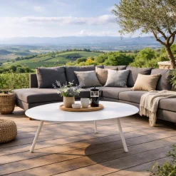 Gescova Couchtisch Burnie Aluminium Emob - skandinavisch - 86cm -