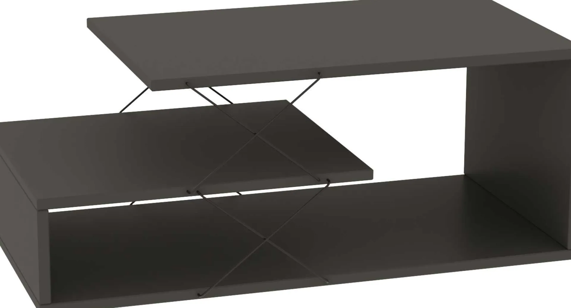 Emob Couchtisch Cayenne - 100% MELAMINE - - 100 x 40 x 50 cm