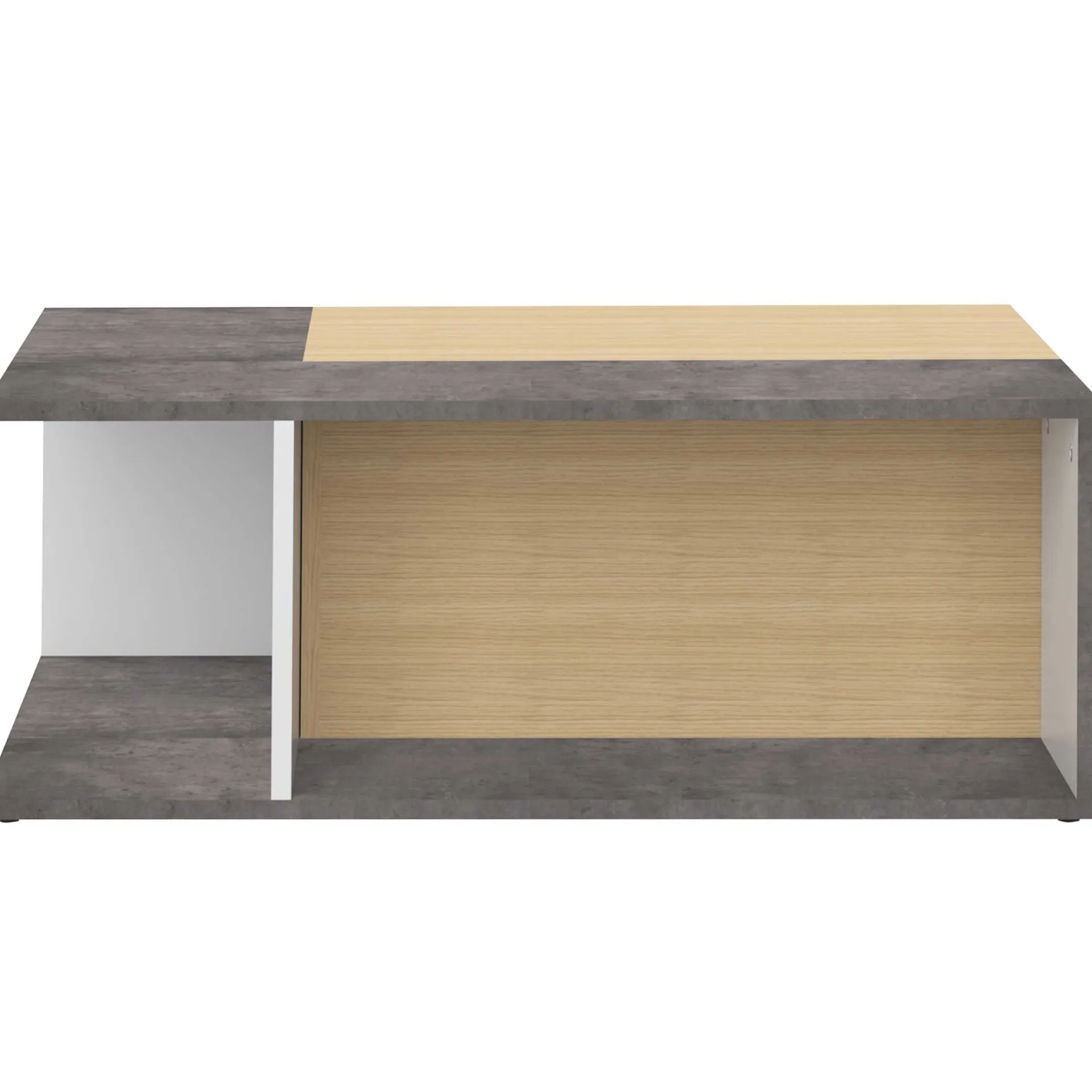 Symbiosis Couchtisch Cleo - Beton/Eiche