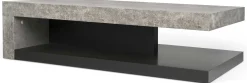 Temahome Couchtisch Delta mit Stauraum - Betonoptik