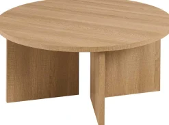 Rousseau Couchtisch Drasir - Ø90x42cm - Eiche Dekor