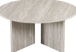 Rousseau Couchtisch Drasir - Ø90x42cm - Travertin