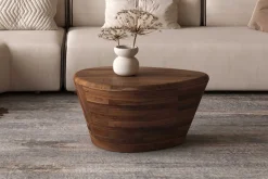 Rousseau Couchtisch Eibar | 70 x 53 x 35 cm | Mangoholz-Design