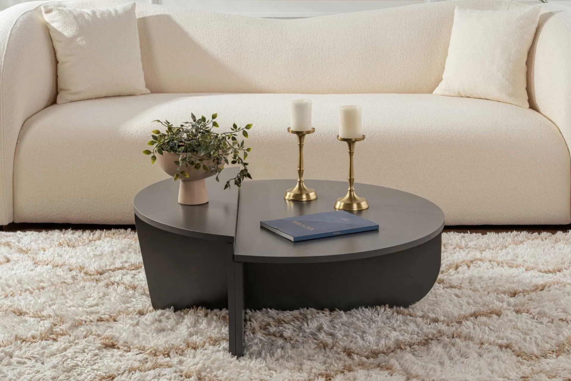 Emob Couchtische Orion - 60x90x30cm - 2er Set -
